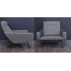 Paire de fauteuils Joseph Andre Motte – Steiner Edition – France 1955 | Biron 