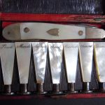 Rare semainier de cachets époque Empire | Biron semainier-cachets_nacre_b