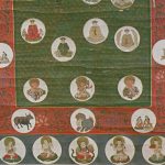 Peinture japonaise en rouleau de Bouddha | Biron 822