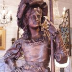 Sculpture Candéladre de Edouard HOUSSIN datée 1880 | Biron IMG_7949