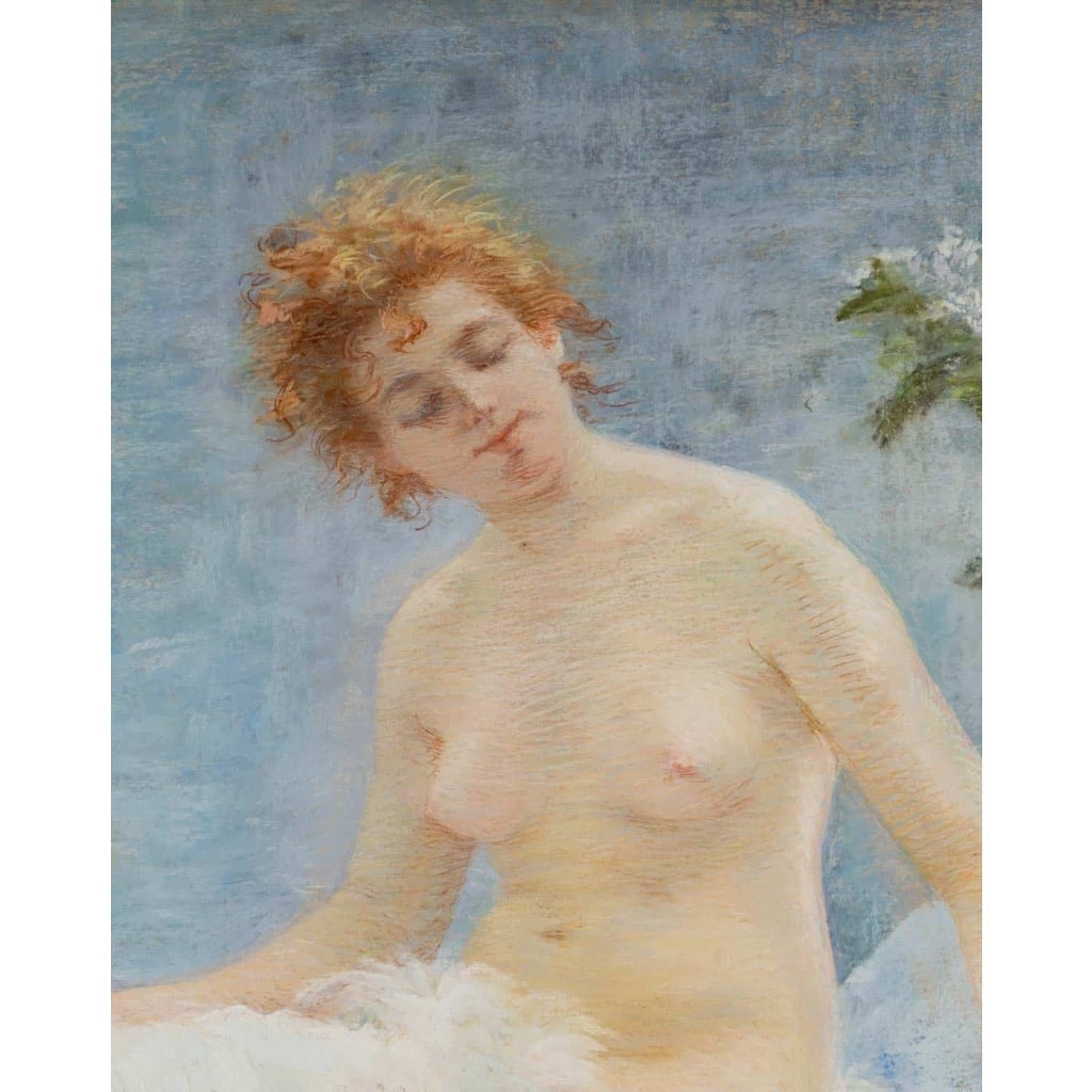 Femme aux capucines. Femme aux capucines.