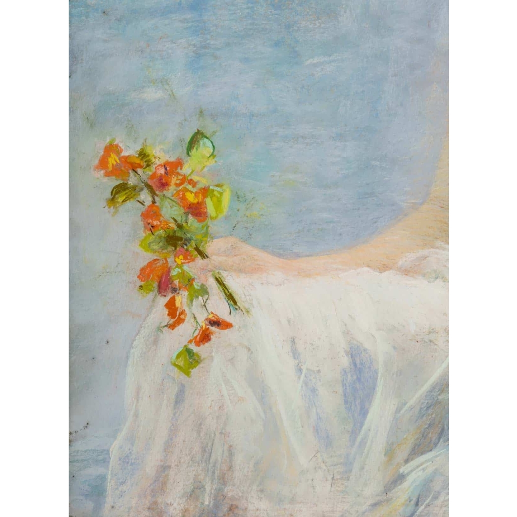 Femme aux capucines. Femme aux capucines.