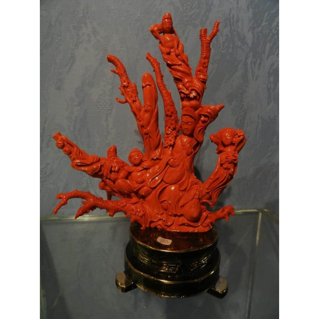 CORAIL ROUGE – Chine fin 19 ème | Biron ||