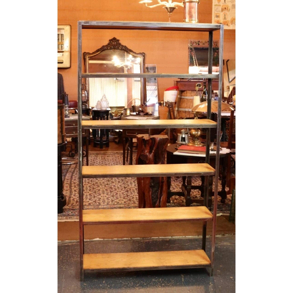 Etagère en fer et chêne | Biron 