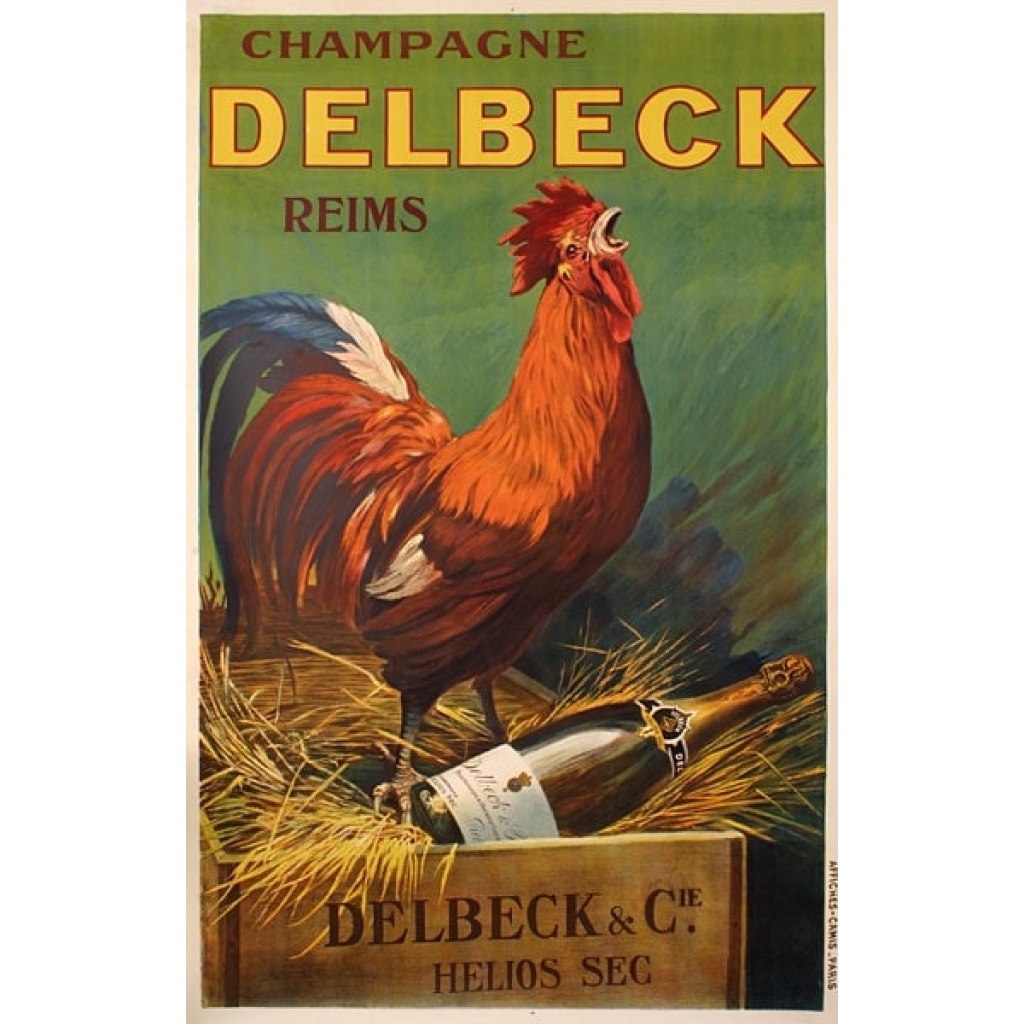 Affiche Champagne Delbeck | Biron 