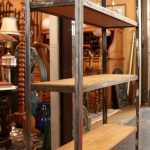 Etagère en fer et chêne | Biron IMG_4366