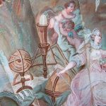 EVENTAIL XVIII ème – Allégorie des Sciences et des Salons | Biron lanterne_magique_eventail_e