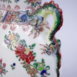 Lampe en porcelaine ovale à décor chinoisant, XXe Siècle | Biron IMGP9693