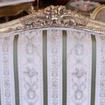 Bergère 19ème siècle de style Louis XVI en bois doré | Biron IMG_6400