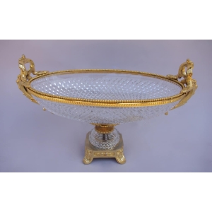 Coupe en cristal taillé de Sèvres | Biron 