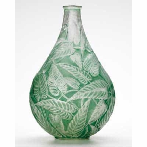 René LALIQUE (1860-1945) - Vase « Sauge».