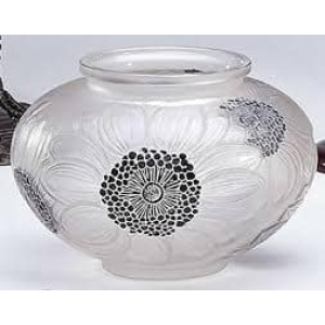 René LALIQUE (1860-1945). - Vase "Dahlias" (1923)...