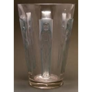 René LALIQUE VASE GOBELET 6 FIGURINES 1912