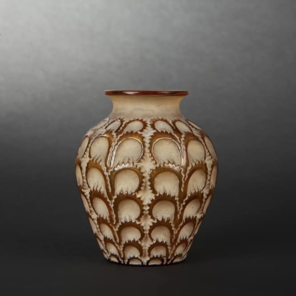 René LALIQUE (1860-1945) Vase « Laiterons ». | Biron |