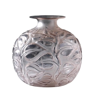 RENE LALIQUE (1860-1945) Paire de vases Sophora gris | Biron 