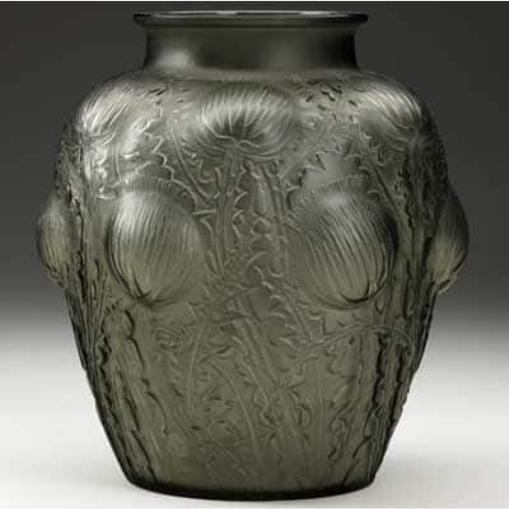 RENÉ LALIQUE (1860 – 1945) Vase « Domrémy », | Biron |