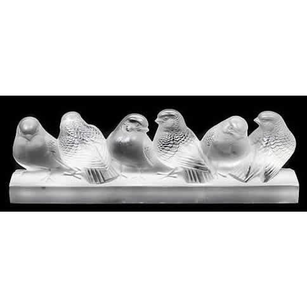 René Lalique Motif décoratif » Six Moineaux « | Biron ||