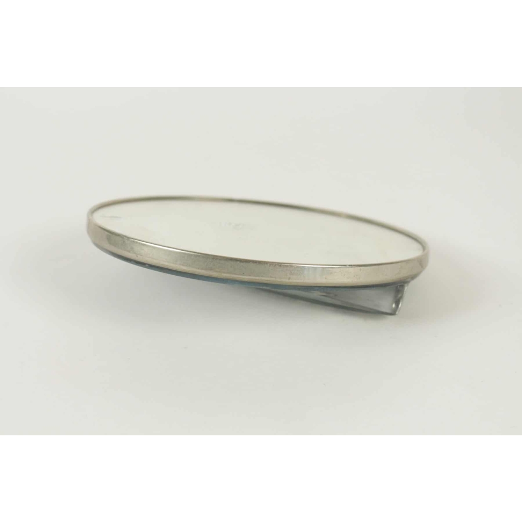 RENE LALIQUE (1860-1945) Miroir rond circulaire «Deux chèvres» RENE LALIQUE (1860-1945) Miroir rond circulaire «Deux chèvres»