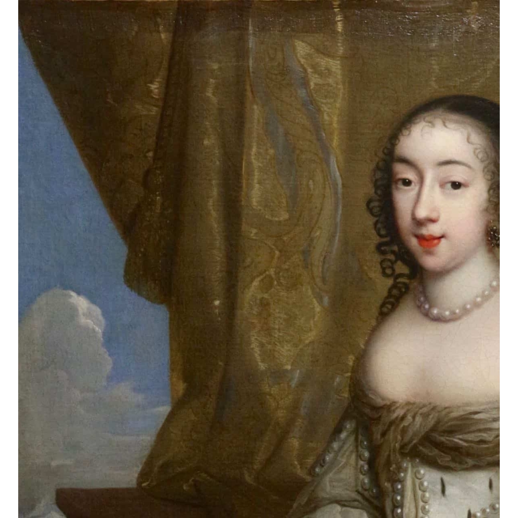 Charles Beaubrun (1604 – 1694): Portrait d’Henriette d’Angleterre, duchesse d’Orléans. | Biron Charles Beaubrun (1604 - 1694): Portrait d'Henriette d'Angleterre, duchesse d'Orléans.