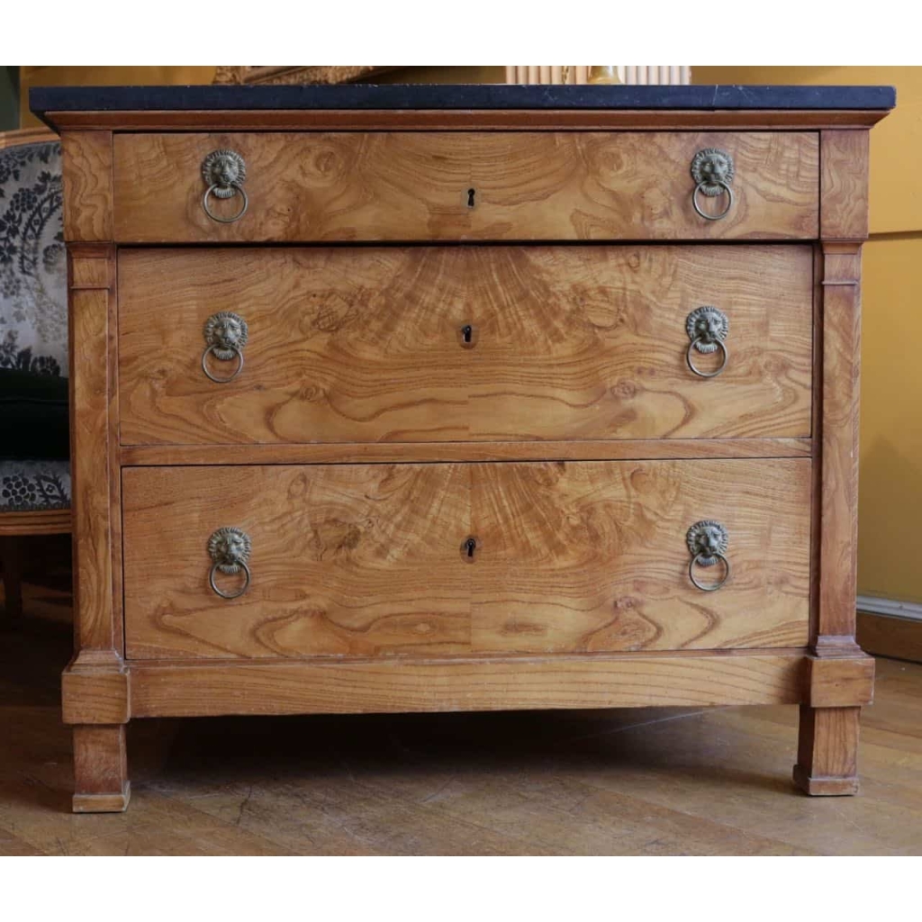 Paire de commodes Charles X