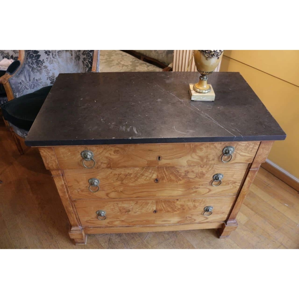 Paire de commodes Charles X