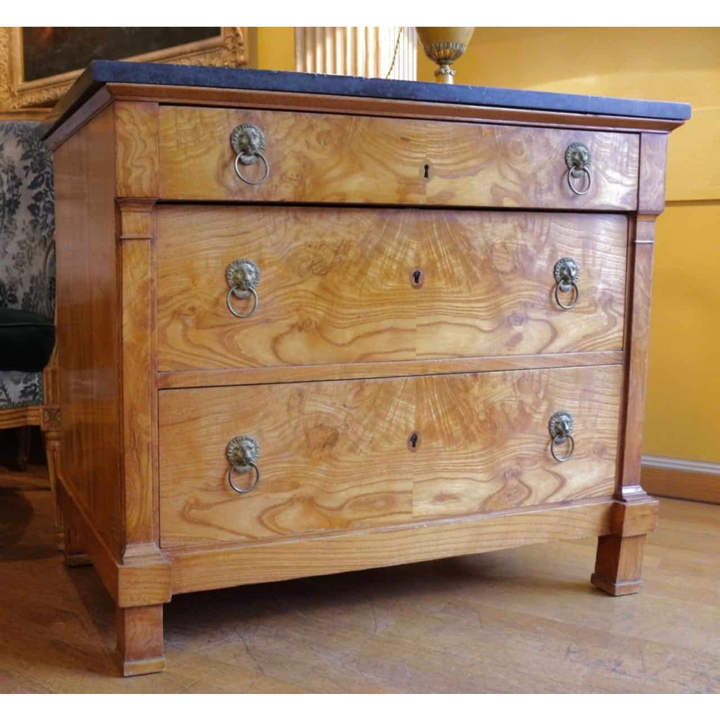 Paire de commodes Charles X