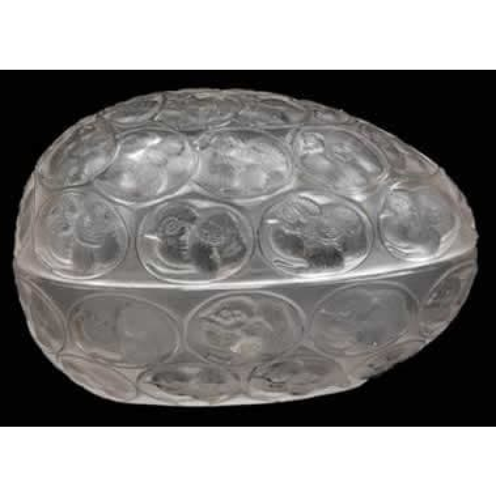 RENE LALIQUE (1860-1945) Boite « poussins » | Biron 