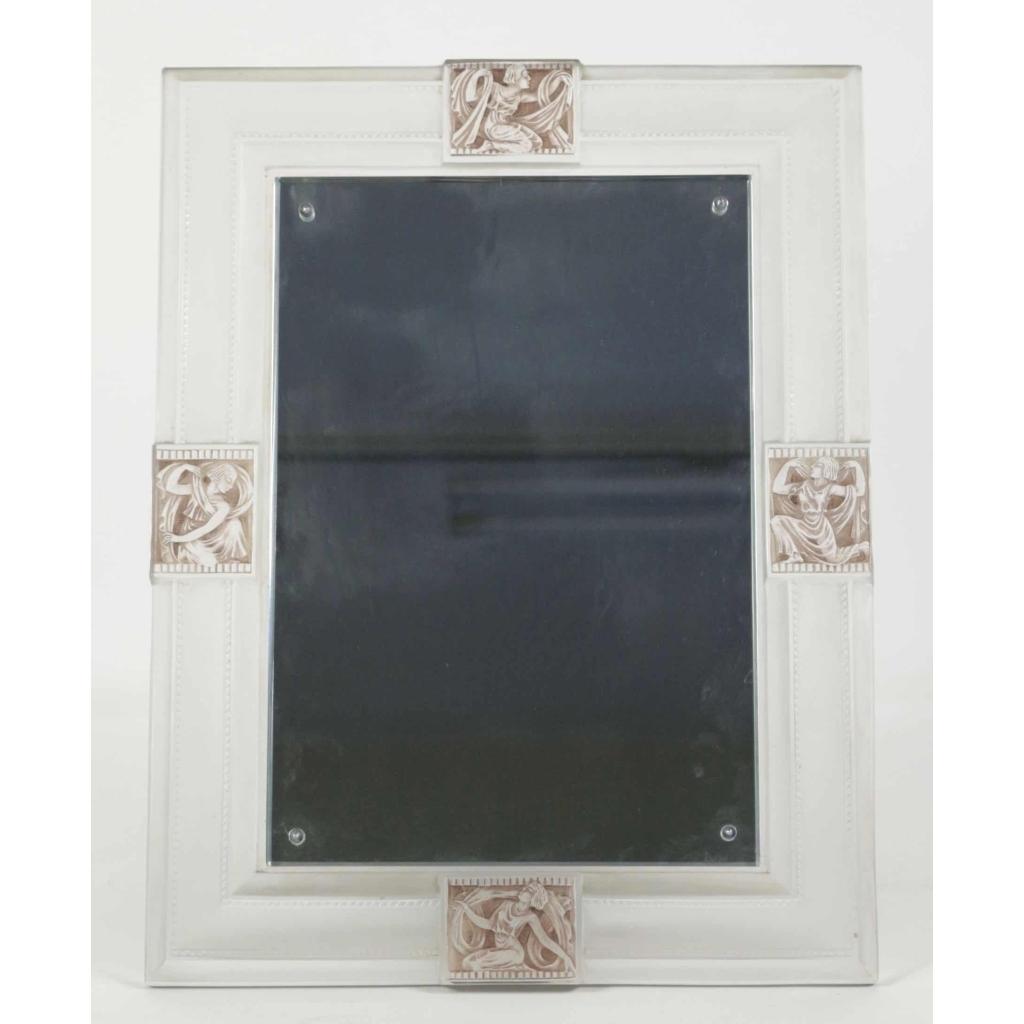René LALIQUE miroir de table » Hélène « . | Biron ||||