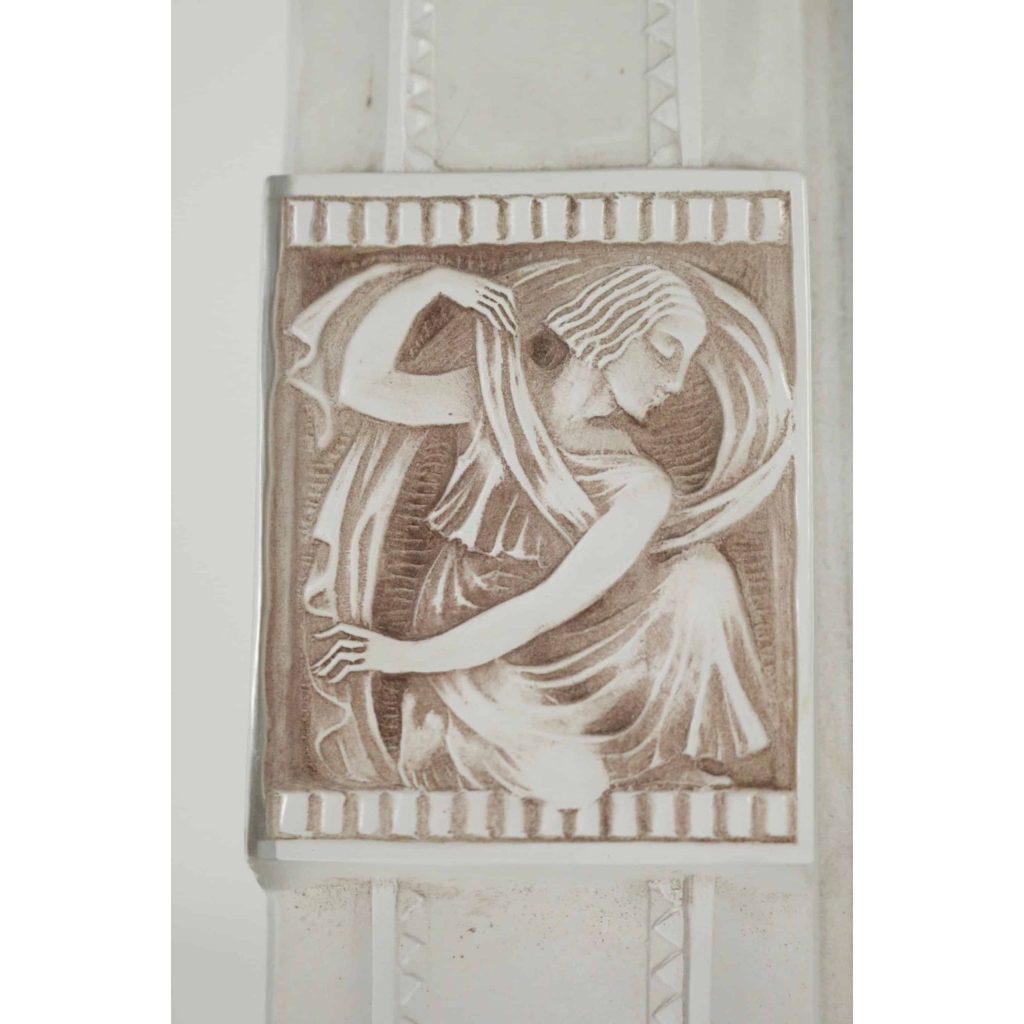 René LALIQUE miroir de table » Hélène « . | Biron René LALIQUE miroir de table " Hélène ".