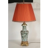 Importante lampe Chinoise du début du XXème siècle , monté de bronze doré | Biron ||||||||