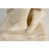 Sculpture Albâtre , Femme à la Flûte, Antiquité du 19ème Siècle | Biron Sculpture Albâtre , Femme à la Flûte, Antiquité du 19ème Siècle