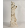 Sculpture Albâtre , Femme à la Flûte, Antiquité du 19ème Siècle | Biron Sculpture Albâtre , Femme à la Flûte, Antiquité du 19ème Siècle