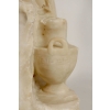 Sculpture Albâtre , Femme à la Flûte, Antiquité du 19ème Siècle | Biron Sculpture Albâtre , Femme à la Flûte, Antiquité du 19ème Siècle