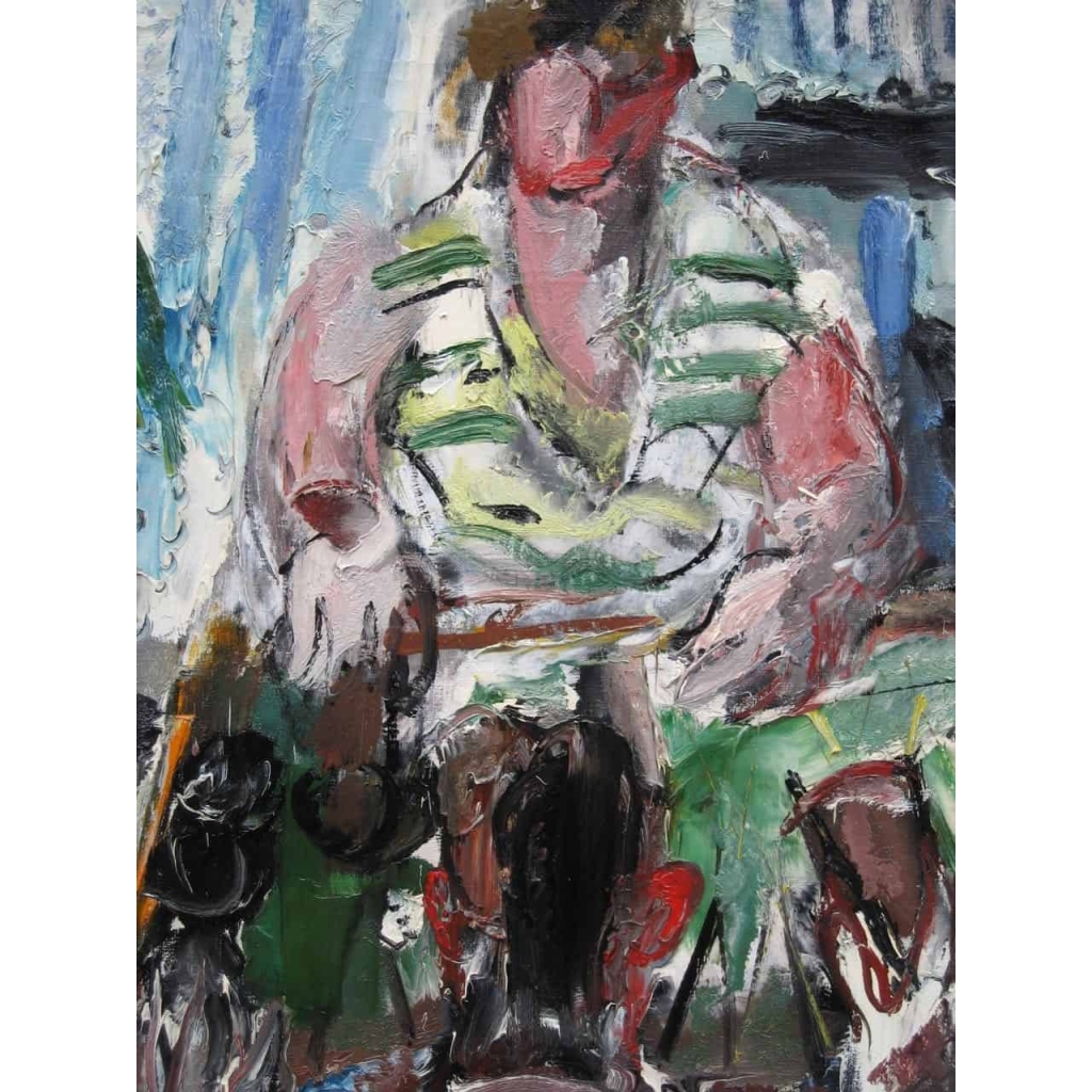 GEN PAUL Eugène (1895, 1975) Français - La partie de Jacquet- Circa 1927-1928