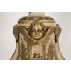 Pique cierge en bois sculpté laqué et doré, 19ème siècle. | Biron Pique cierge en bois sculpté laqué et doré, 19ème siècle.