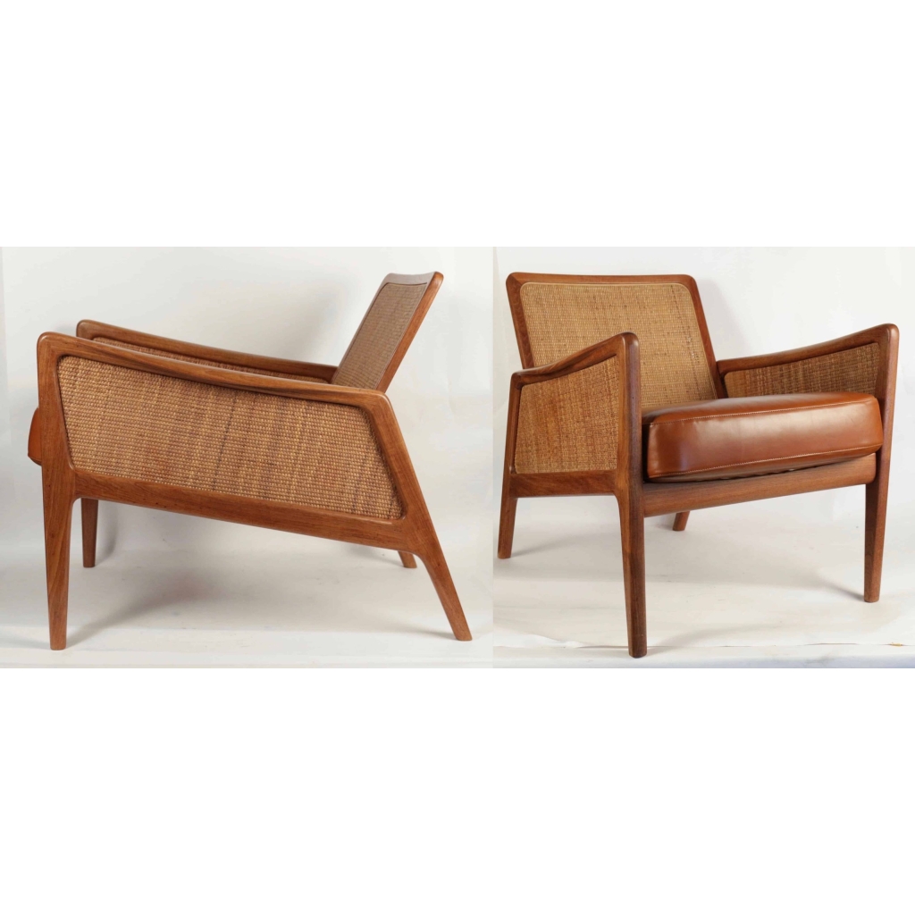 Paire de fauteuils de Peter Hvidt & Olga Molgaard 1956 | Biron |||||