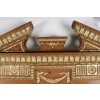 Miroir en bois et stuc doré de forme néoclassique de la fin du XIXème siècle. | Biron Miroir en bois et stuc doré de forme néoclassique de la fin du XIXème siècle.