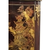 Paire d’encoignures en laque noire à décor chinoisant, circa 1930 | Biron Paire d'encoignures en laque noire à décor chinoisant, circa 1930