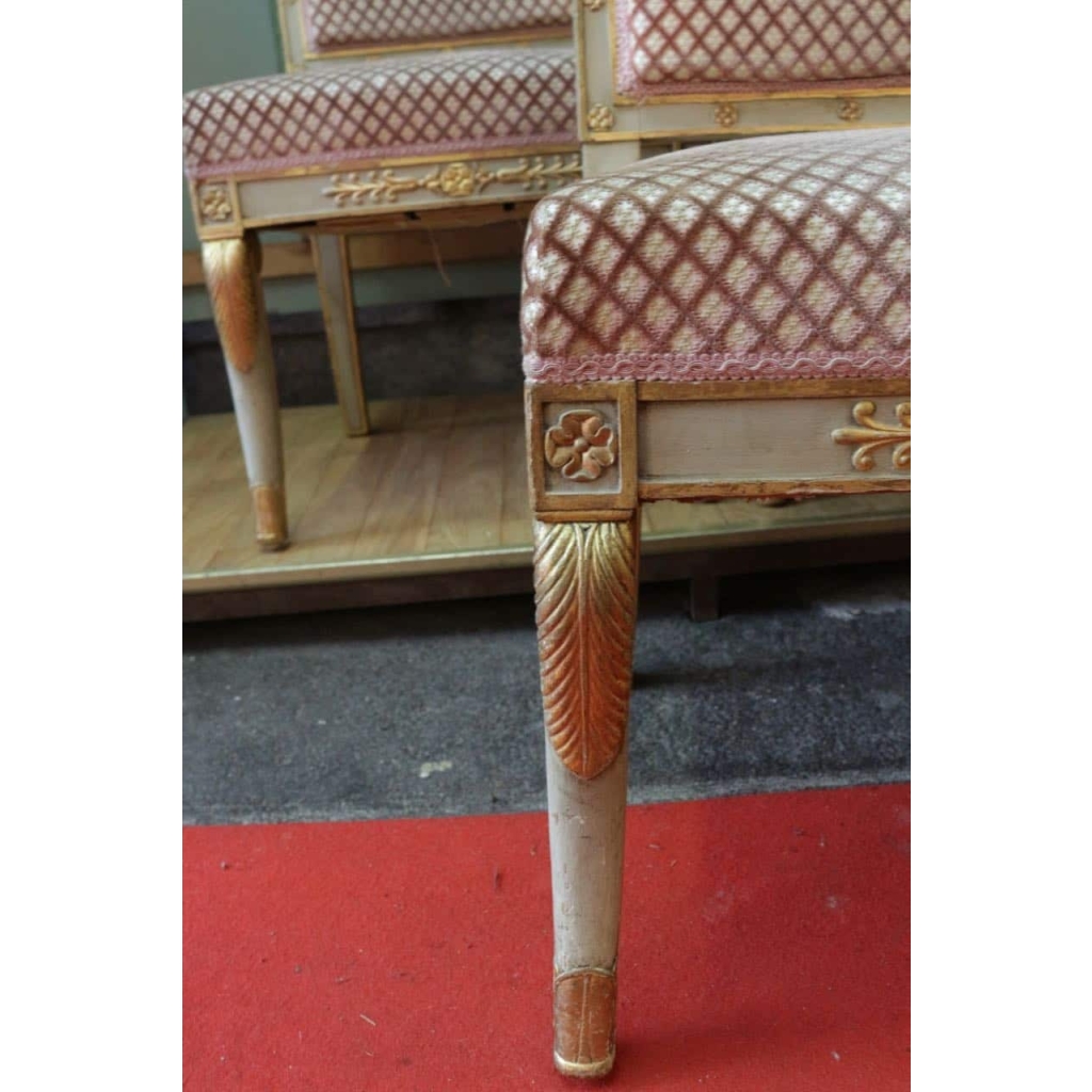 Série de 9 chaises de style Empire | Biron Série de 9 chaises de style Empire