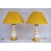 Paire de lampes en porcelaine de Paris circa 1880 | Biron |||