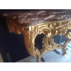 Console d’époque Louis XV en bois doré