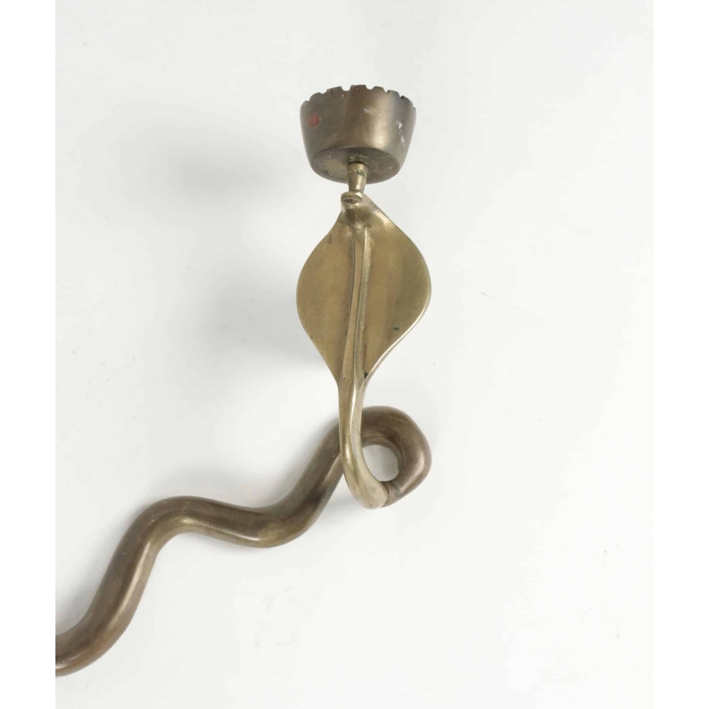 Applique cobra en bronze, année 1960,. | Biron Applique cobra en bronze, année 1960,.