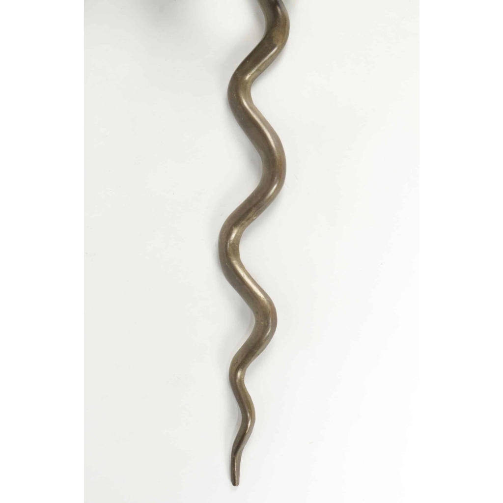 Applique cobra en bronze, année 1960,. | Biron Applique cobra en bronze, année 1960,.