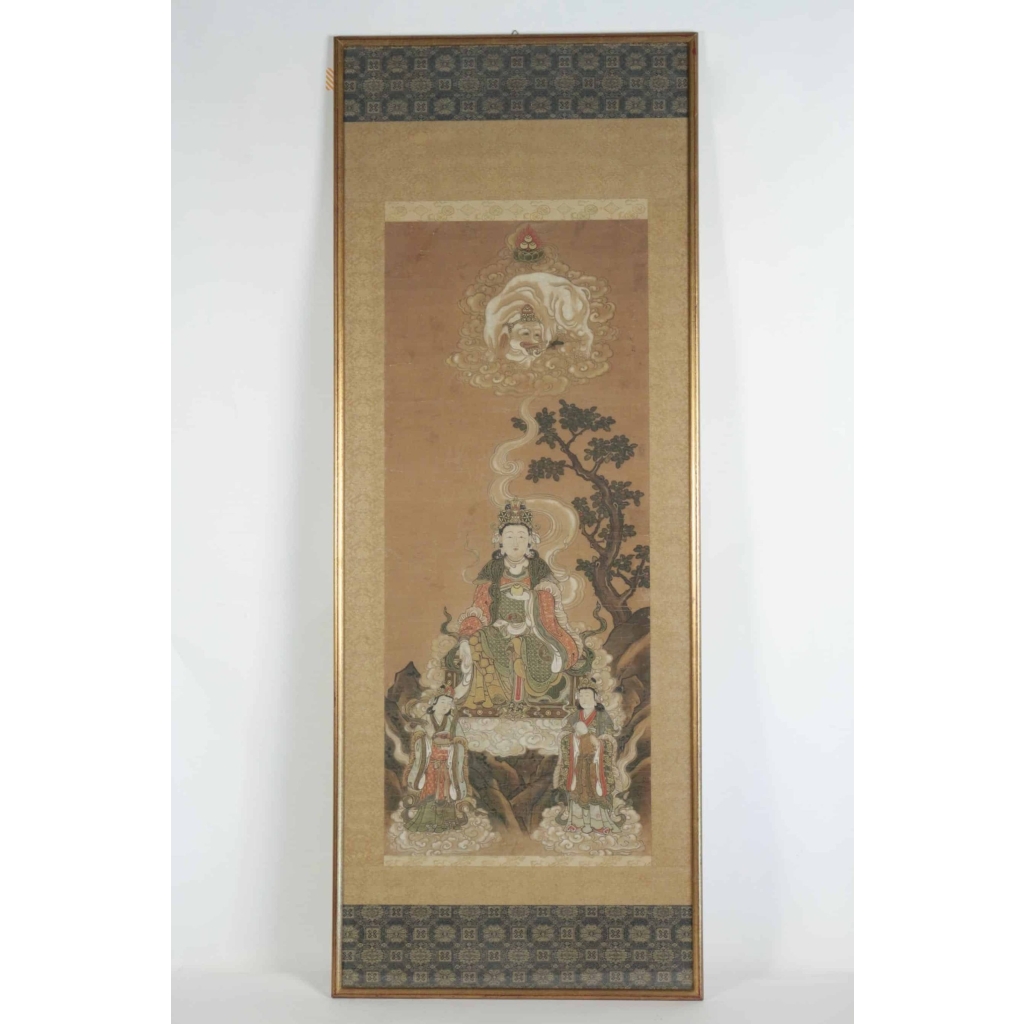 Peinture encadrée de Fugen Bosatsu | Biron |||||||||||