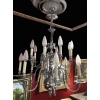 LUSTRE ANCIEN DE STYLE HOLLANDAIS 20ème SIECLE EN METAL CHROME LUMINAIRE 16 LUMIERES | Biron ||||||