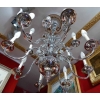 LUSTRE ANCIEN DE STYLE HOLLANDAIS 20ème SIECLE EN METAL CHROME LUMINAIRE 16 LUMIERES | Biron LUSTRE ANCIEN DE STYLE HOLLANDAIS 20ème SIECLE EN METAL CHROME LUMINAIRE 16 LUMIERES