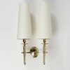 Trio d'appliques en bronze Maison Honoré 1960