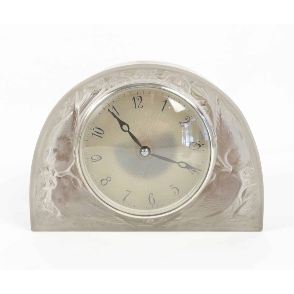 René Lalique & Ato pendule borne « Moineaux » | Biron |||||