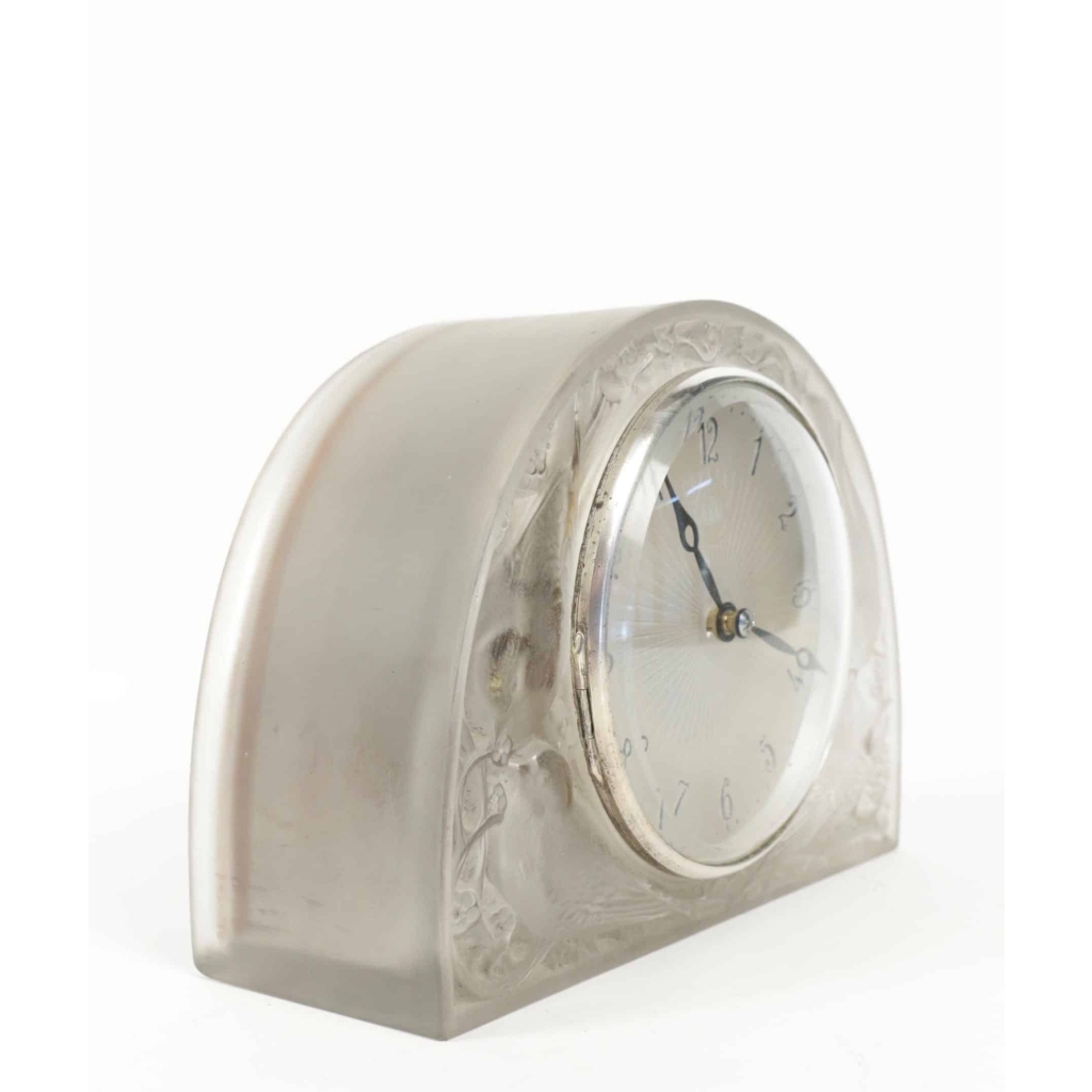 René Lalique & Ato pendule borne « Moineaux » | Biron René Lalique & Ato pendule borne "Moineaux"