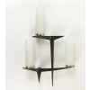 Trio d’Appliques Asymétriques Maison Arlus 1950 10